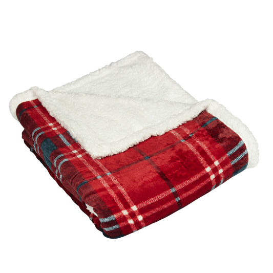 BLAKE 130X150 THROW RED