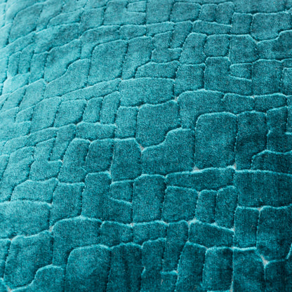 BLOOMSBURY 50X50 CUSHION CASE TEAL