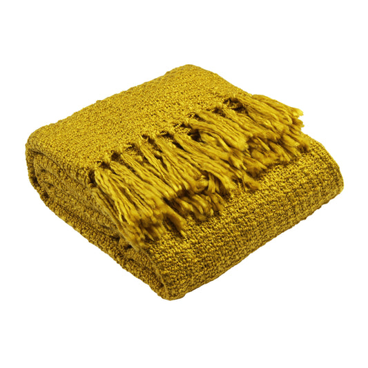 BODEN 150X200 THROW OCHRE