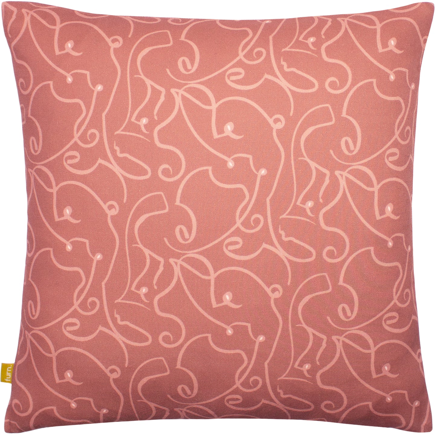 BODYART 43X43 CUSHION CASE CLAY RED