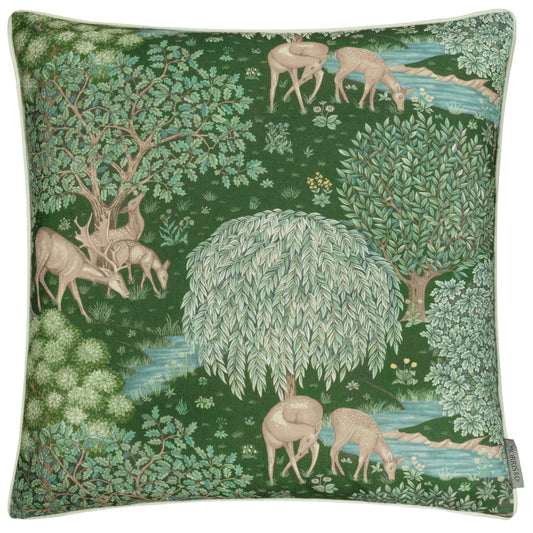 THE BROOKE 55X55 OUTDOOR CUSHION CASE FOREST GREEN