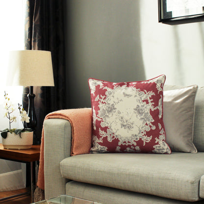 BURFORD 50X50 CUSHION COVER BERRY
