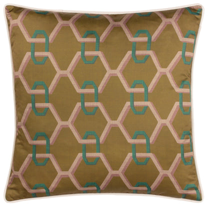 CARNABY CHAIN 45X45 CUSHION CASE BRONZE