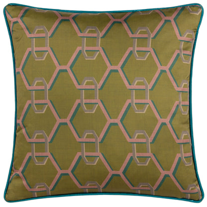 CARNABY CHAIN 45X45 CUSHION CASE OLIVE