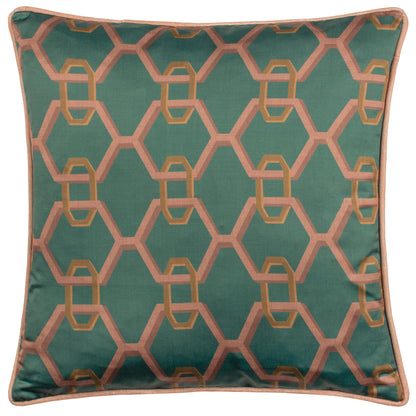 CARNABY CHAIN 45X45 CUSHION CASE TEAL