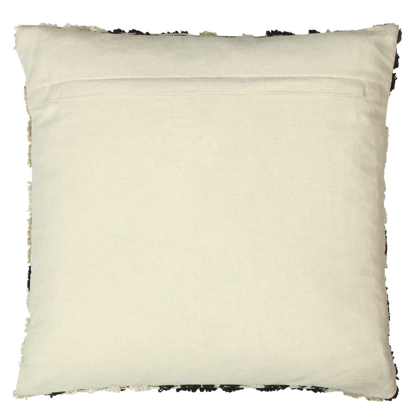CALIKO 45X45 CUSHION COVER NATURAL/BLACK