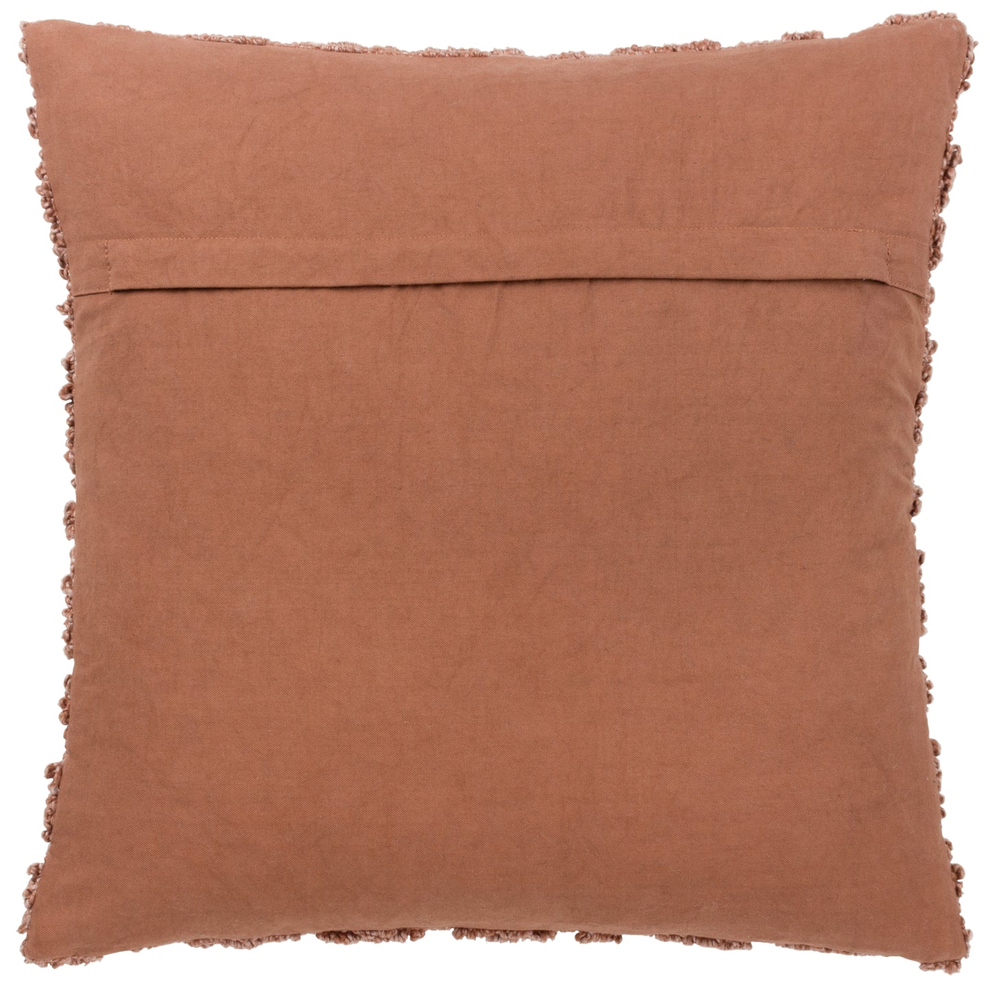 CALVAY 50X50 CUSHION CASE BAKED EARTH