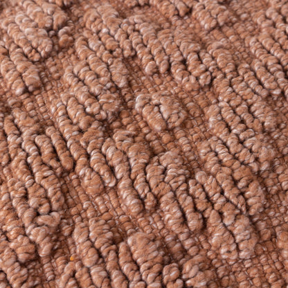 CALVAY 50X50 CUSHION CASE BAKED EARTH