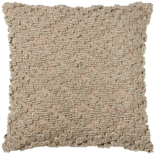 CALVAY 50X50 CUSHION CASE TAUPE