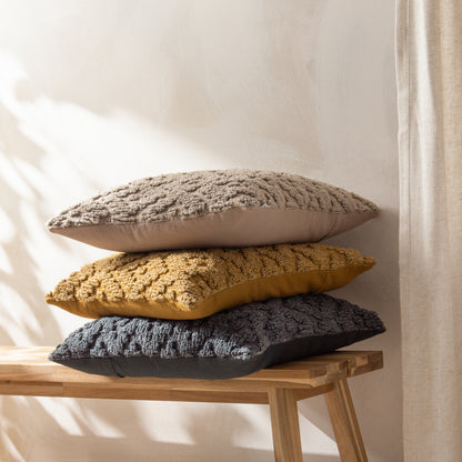 CALVAY 50X50 CUSHION CASE TAUPE