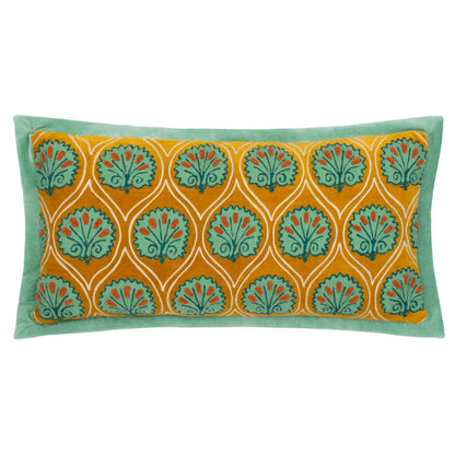 CASA 30X60 CUSHION CASE OCHRE/MARINE
