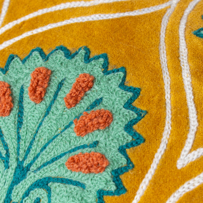 CASA 30X60 CUSHION CASE OCHRE/MARINE