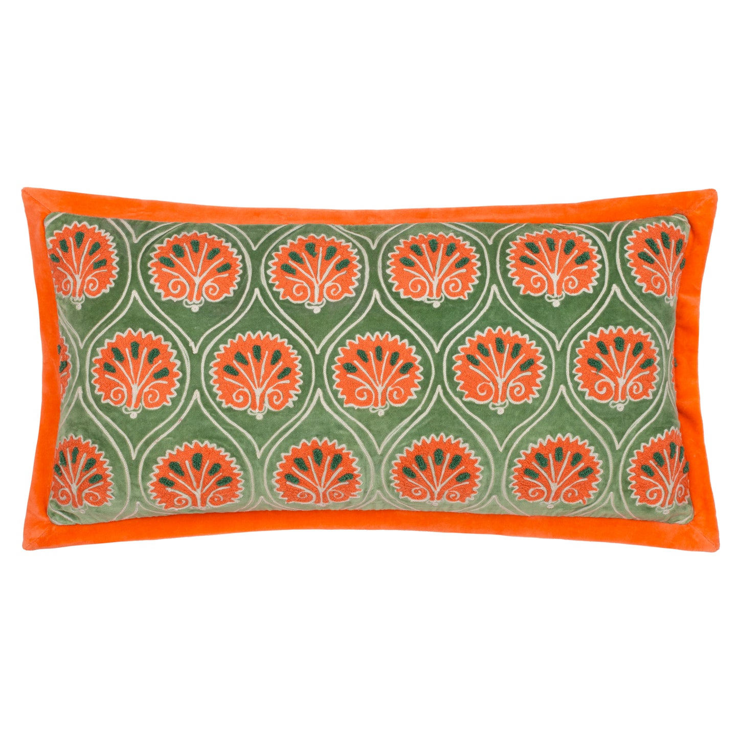 CASA 30X60 CUSHION CASE PERIDOT/ORANGE