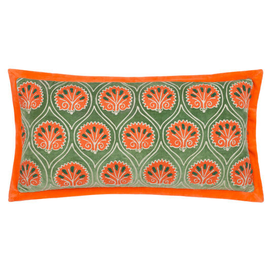 CASA 30X60 CUSHION CASE PERIDOT/ORANGE