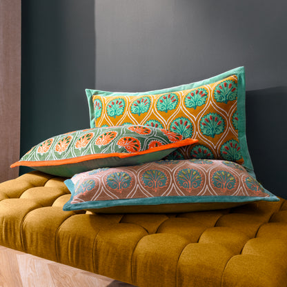 CASA 30X60 CUSHION CASE ROSE/FRENCH BLUE