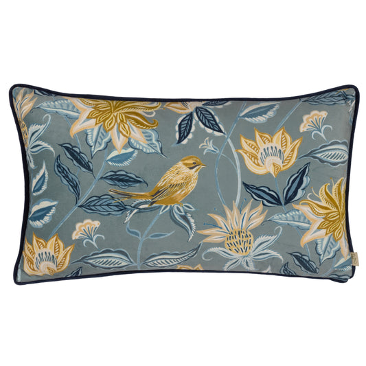 CHATSWORTH AVIARY 30X50 CUSHION CASE PETROL