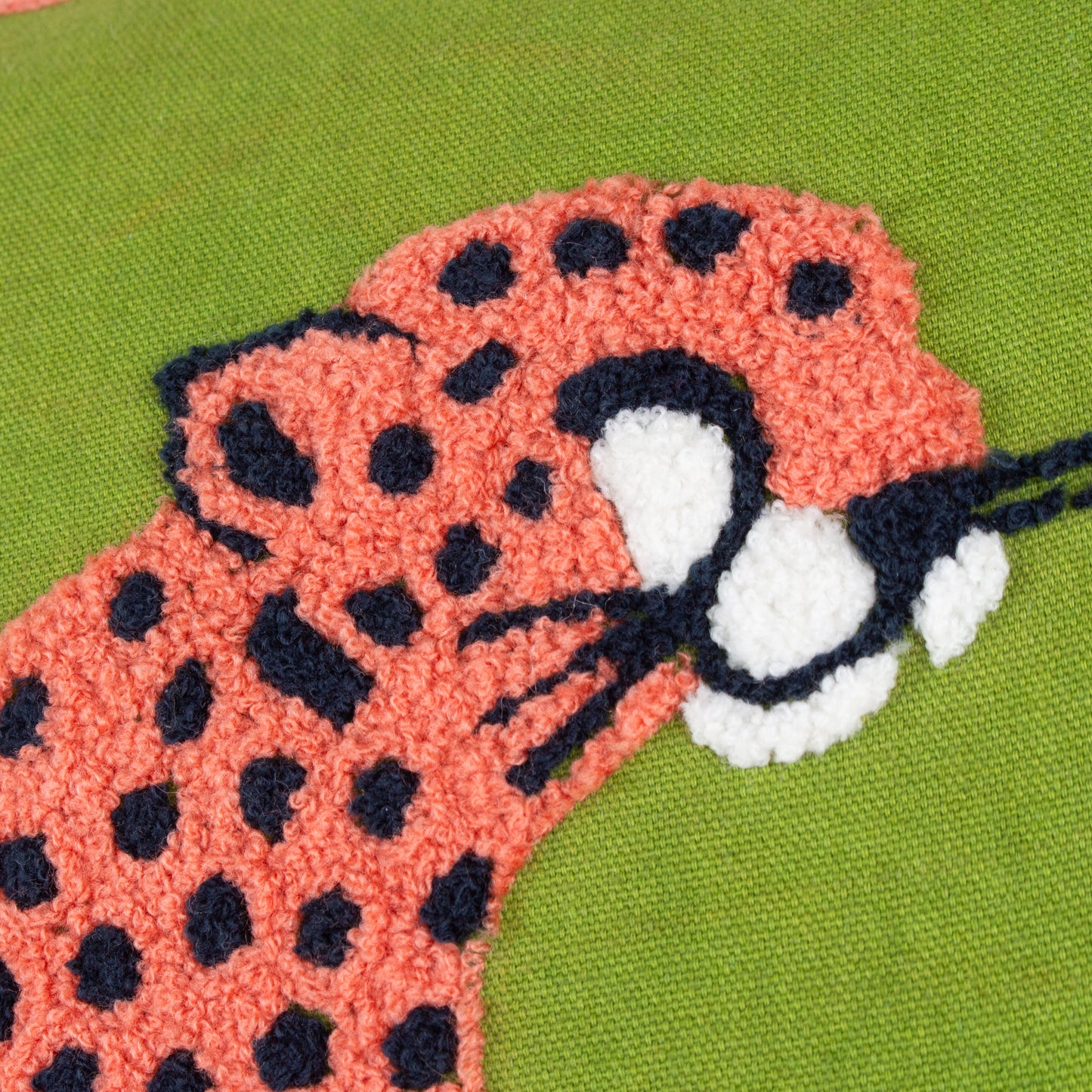 CORAL CHEETAH 45X45 CUSHION CASE CORAL