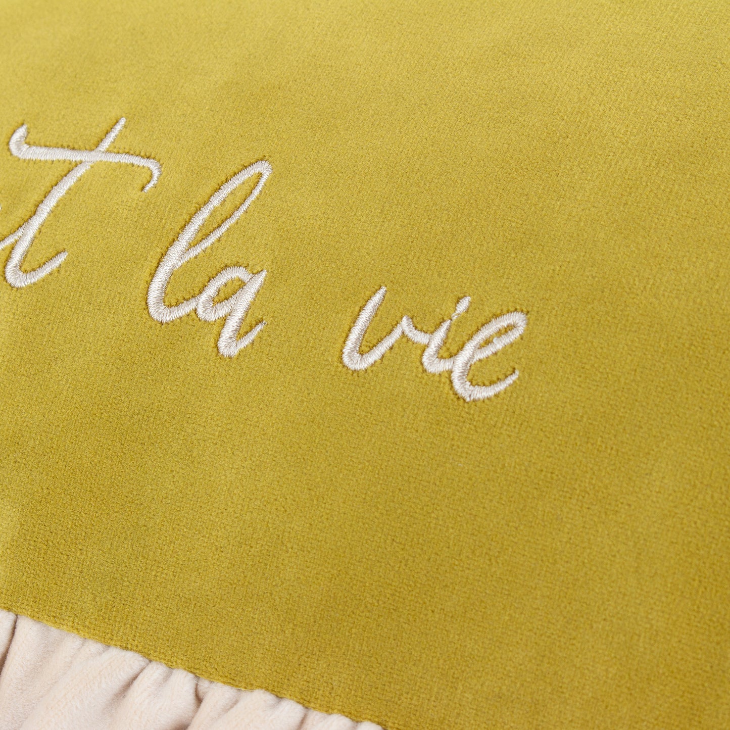 CEST LA VIE 30X50 CUSHION CASE GREEN