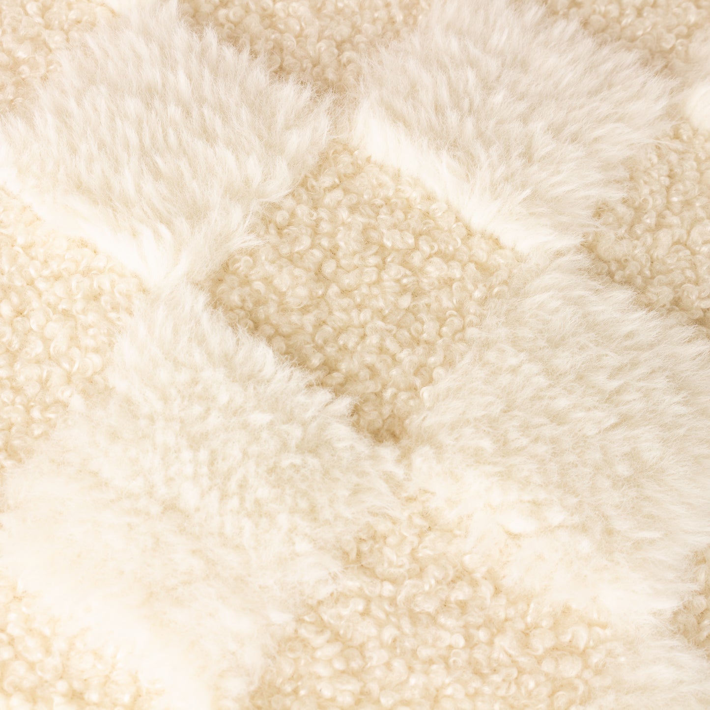 CHECK IT BOUCLE 45X45 CUSHION CASE DREAMY CREAM