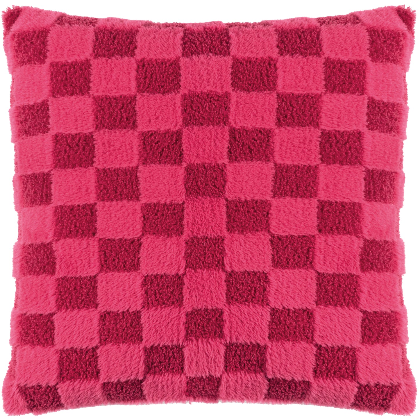 CHECK IT BOUCLE 45X45 CUSHION CASE PINKY CRUSH