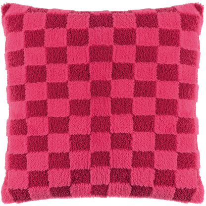 CHECK IT BOUCLE 45X45 CUSHION CASE PINKY CRUSH