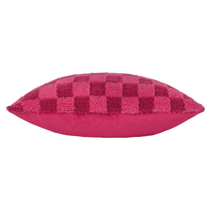 CHECK IT BOUCLE 45X45 CUSHION CASE PINKY CRUSH