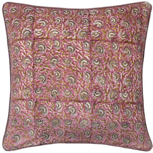 CHEDWORTH 50X50 CUSHION CASE ROSE/VIOLET