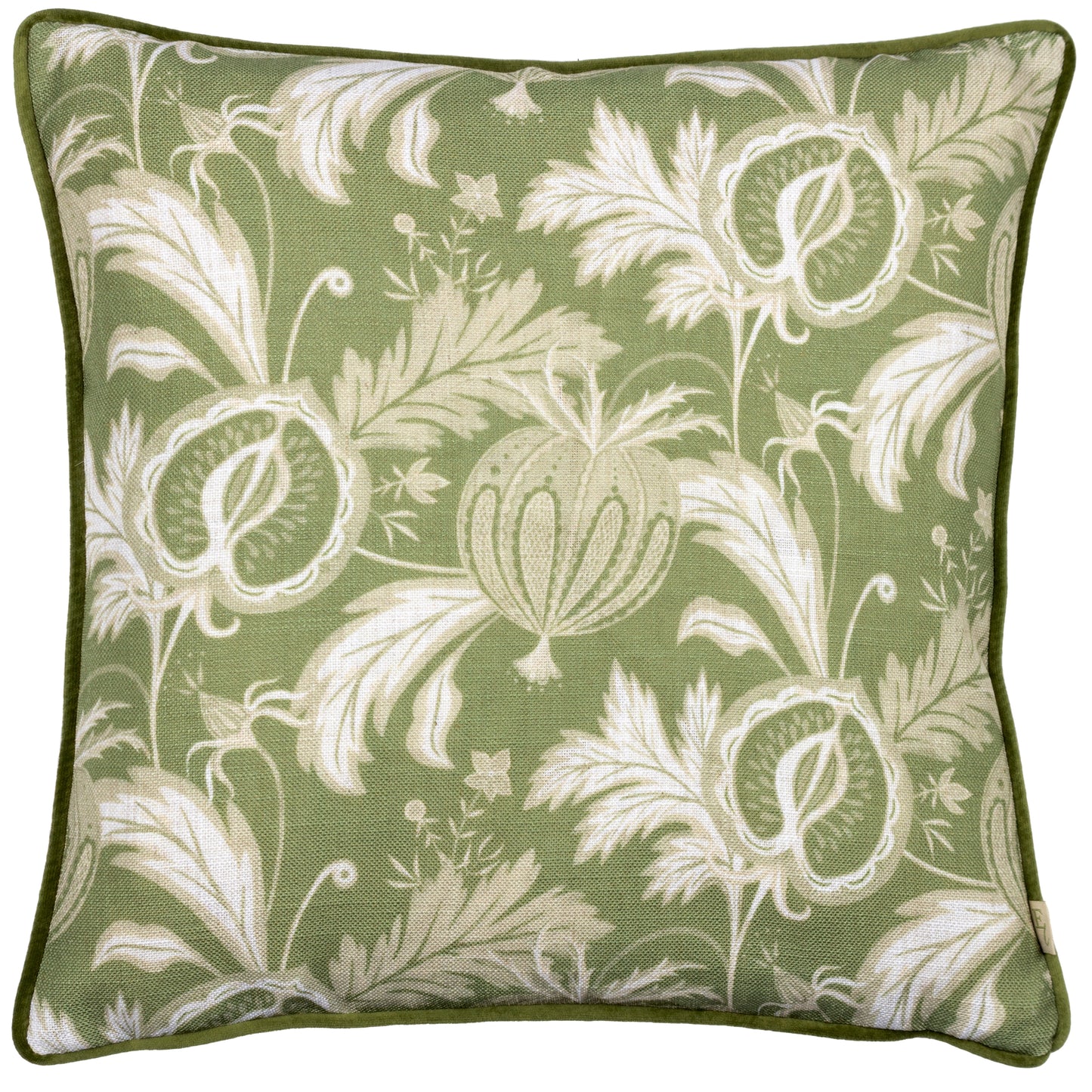 CHATSWORTH HEIRLOOM 43X43 CUSHION CASE OLIVE