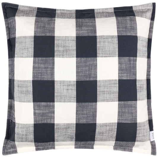 CHESIL CHECK 50X50 OUTDOOR CUSHION CASE NAVY