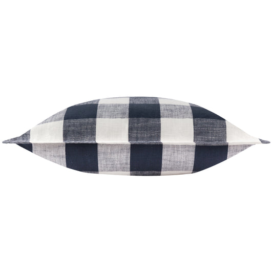 CHESIL CHECK 50X50 OUTDOOR CUSHION CASE NAVY