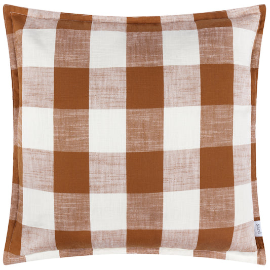 CHESIL CHECK 50X50 OUTDOOR CUSHION CASE PECAN