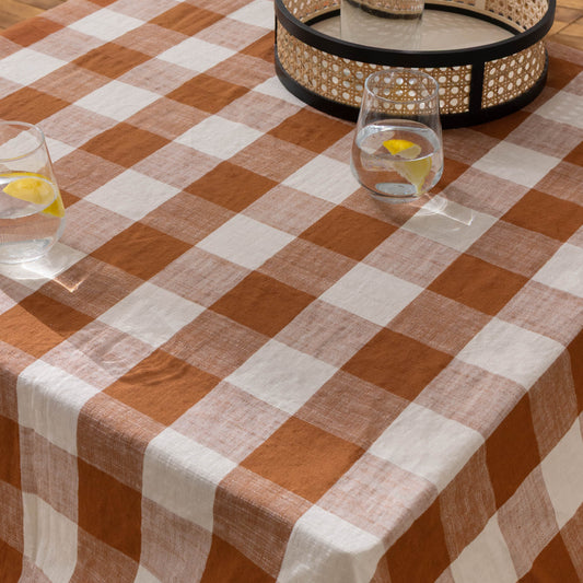 CHESIL CHECK 130X170 THROW PECAN