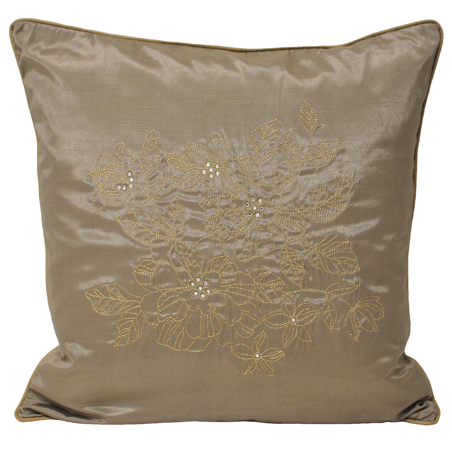 CHIC CUSHION CASE 45X45 TAUPE