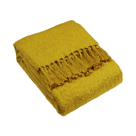 CHILTERN THROW 127X180 OCHRE