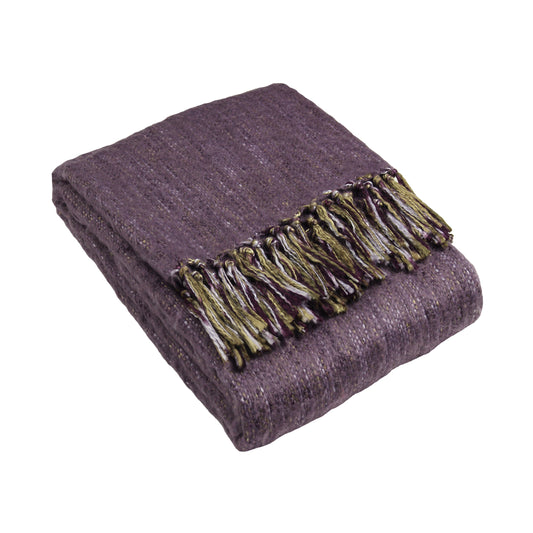CHILTERN THROW 127X180 PLUM