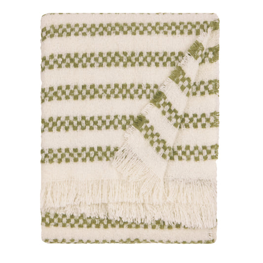 CLYNE 130X180 THROW OLIVE