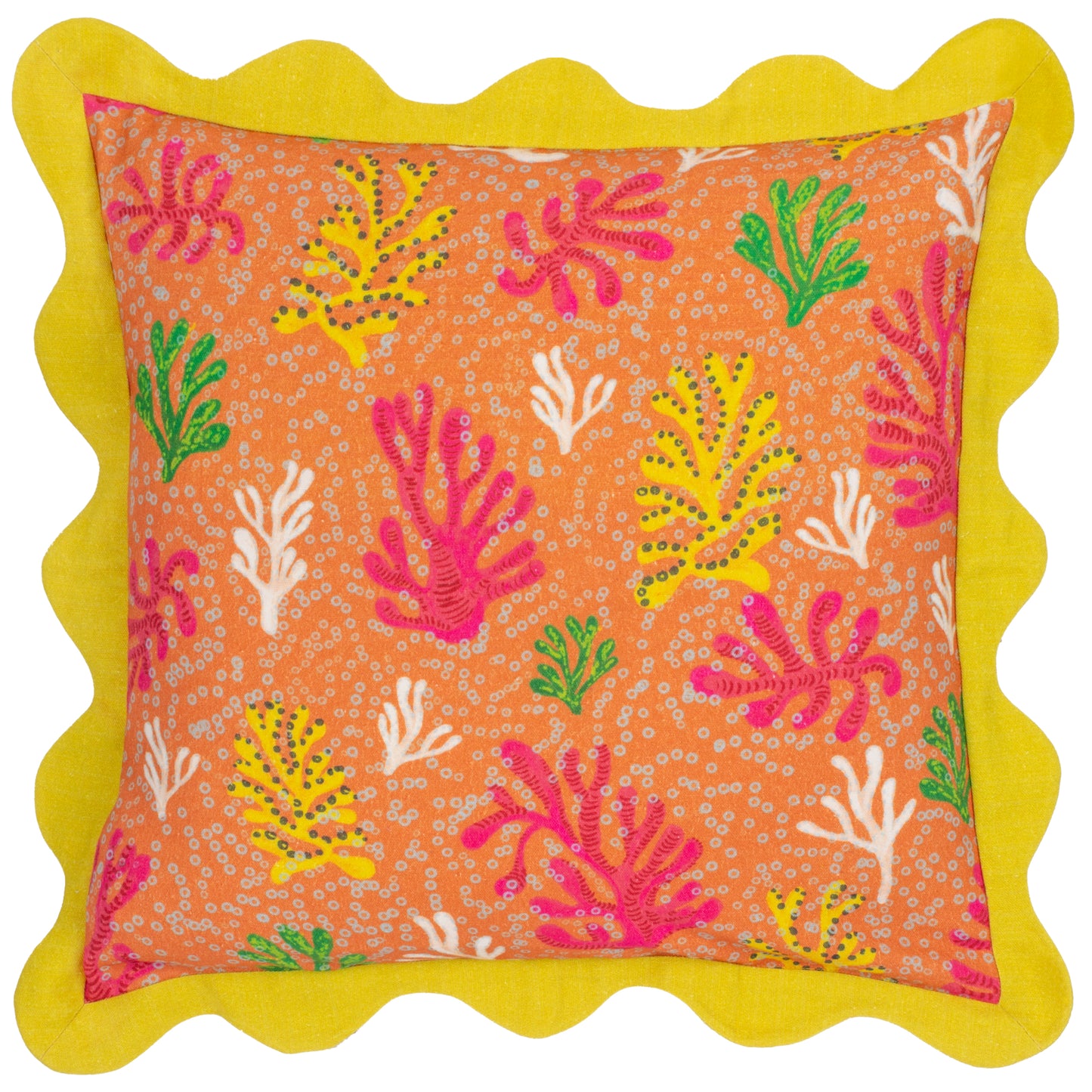 CORAL 50X50 CUSHION CASE CITRONELLE