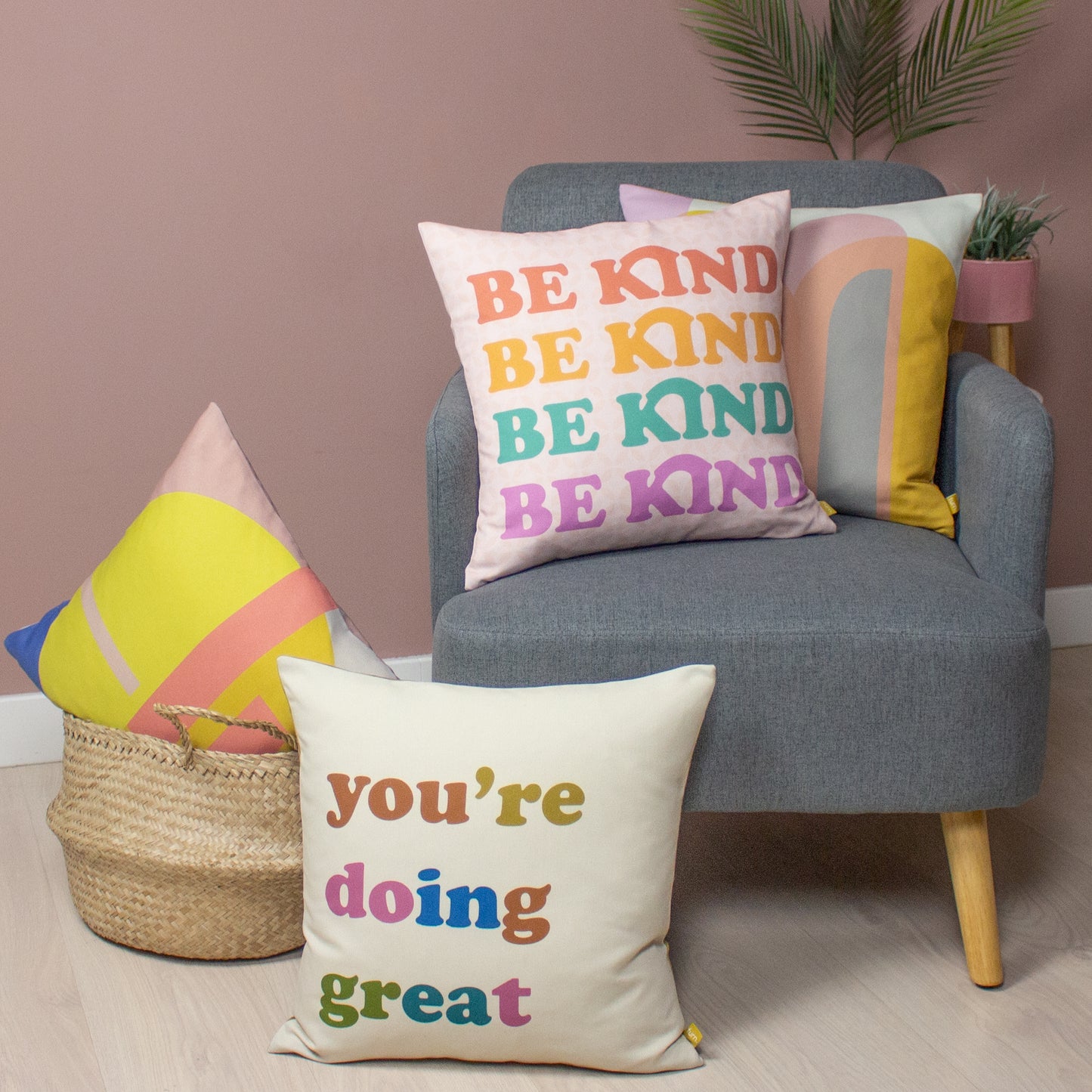 COTTO 43X43 CUSHION CASE MULTI