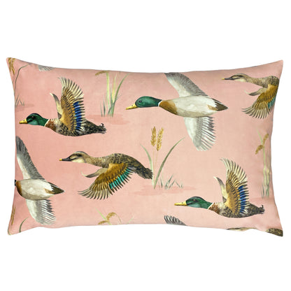 COUNTRY DUCK POND 40X60 CUSHION CASE BLUSH