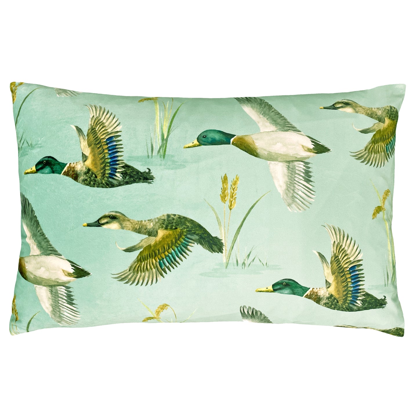 COUNTRY DUCK POND 40X60 CUSHION CASE MINT