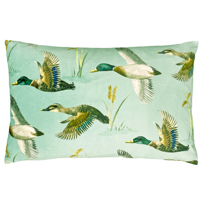 COUNTRY DUCK POND 40X60 CUSHION CASE MINT