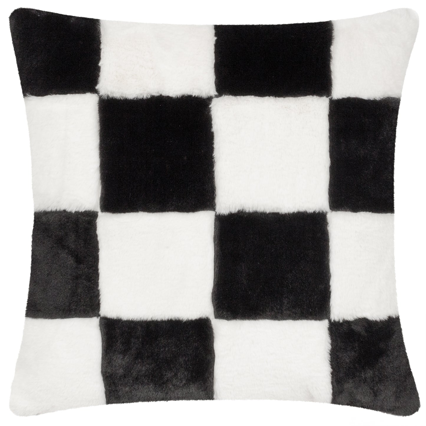 COZEE CHECK 50X50 CUSHION CASE BLACK