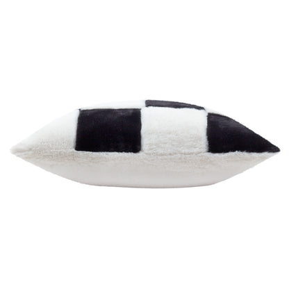 COZEE CHECK 50X50 CUSHION CASE BLACK