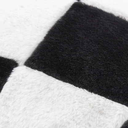COZEE CHECK 50X50 CUSHION CASE BLACK