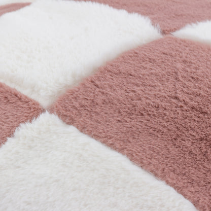 COZEE CHECK 50X50 CUSHION CASE PINK
