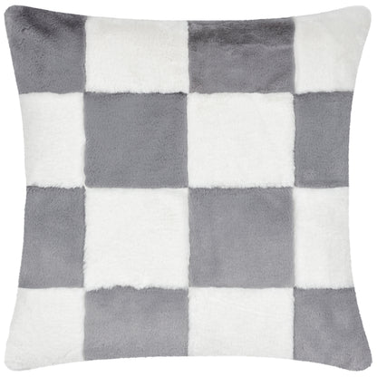 COZEE CHECK 50X50 CUSHION CASE SLATE BLUE