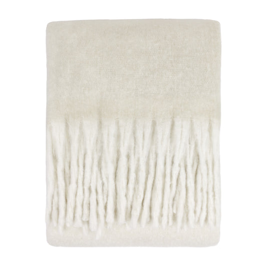 COZY 140x180 THROW ECRU