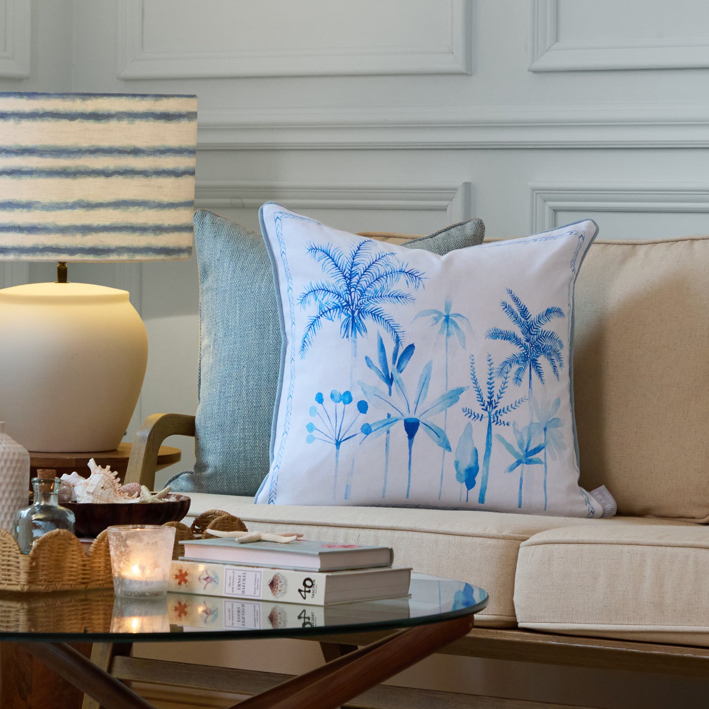 COZZO 50X50 CUSHION CASE COBALT