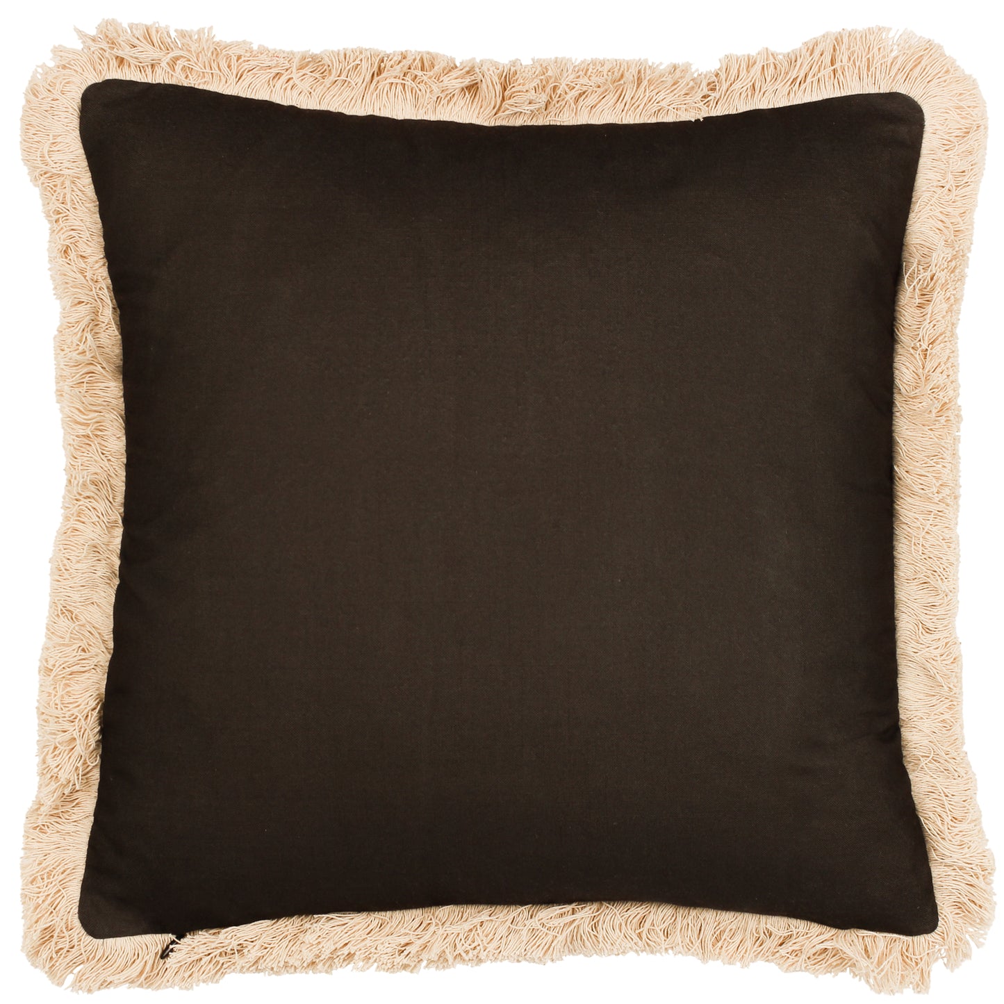 COLONIAL PALM 45X45 CUSHION CASE ESPRESSO