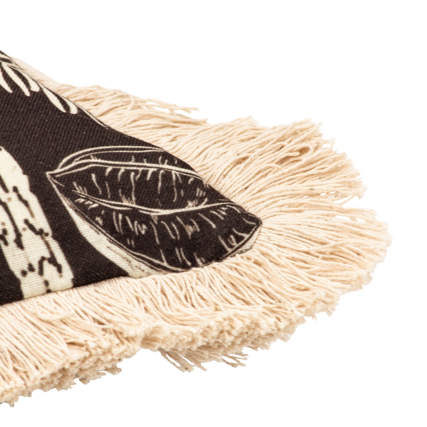 COLONIAL PALM 45X45 CUSHION CASE ESPRESSO